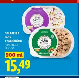 Lidl Lody z nadzieniem GELATELLI Bon Gelati Ice Cream oferta