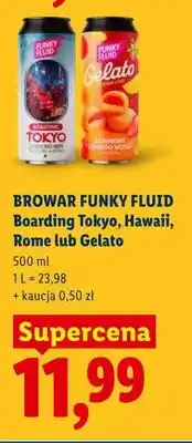 Lidl Piwo Funky Fluid Boarding Tokyo oferta