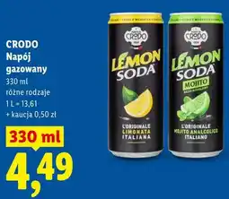 Lidl Napój gazowany Crodo Lemon Soda L'Originale Limonata Italiana oferta