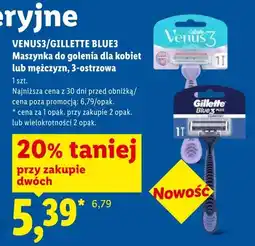 Lidl Maszynka do golenia dla mężczyzn GILLETTE BLUE3 3-ostrzowa oferta