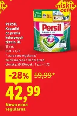 Lidl Kapsułki do prania kolorowych tkanin Persil XL oferta
