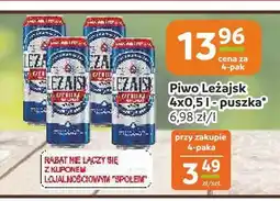 Społem Częstochowa Piwo Leżajsk Pełne 4-pak oferta