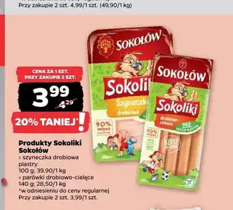 Netto Szyneczka drobiowa plastry Sokoliki Sokołów oferta