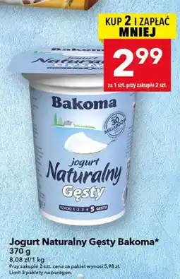 Lewiatan Jogurt Naturalny Gęsty Bakoma oferta
