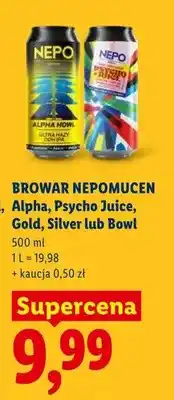 Lidl Piwo Nepomucen Alpha oferta