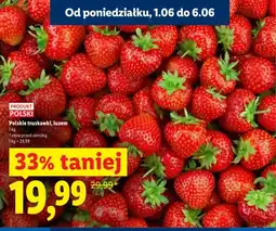 Lidl Truskawki luzem polskie oferta