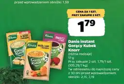 Netto Danie instant Gorący Kubek Knorr 4 sery z grzankami oferta