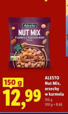 Lidl Orzechy w karmelu Nut Mix Alesto oferta