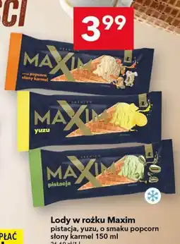 Lewiatan Lody w rożku Maxim pistacja oferta