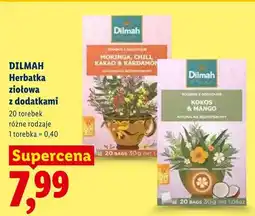 Lidl Herbatka ziołowa z dodatkami Dilmah Moringa, Chili, Kakao & Kardamon oferta