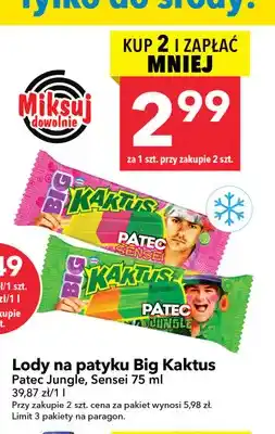 Lewiatan Lody na patyku Big Kaktus oferta