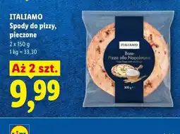 Lidl Spody do pizzy pieczone ITALIAMO 2-pak oferta