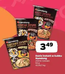 Netto Danie instant w kubku Namdong beef jjigae oferta