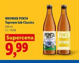 Lidl Piwo Pinta Taproom oferta