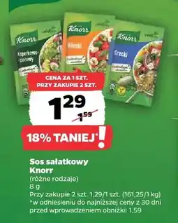Netto Sos sałatkowy Knorr koperkowo-ziołowy oferta