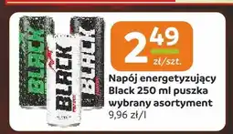 Społem Częstochowa Napój energetyzujący Black 250ml puszka oferta