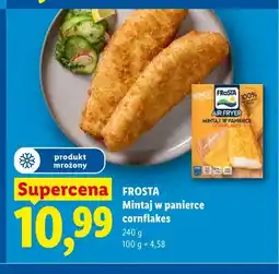 Lidl Mintaj w panierce cornflakes Frosta oferta