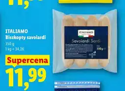 Lidl Biszkopty savoiardi Italiamo oferta