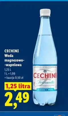 Lidl Woda magnezowo-wapniowa CECHINI oferta