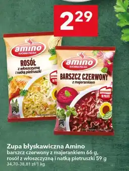 Lewiatan Zupa błyskawiczna Amino barszcz czerwony z majerankiem oferta