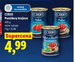 Lidl Pomidory krojone CIRIO oferta