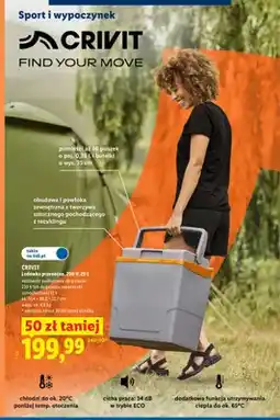 Lidl Lodówka przenośna CRIVIT 230V oferta
