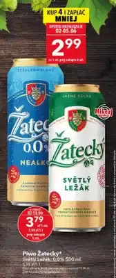Lewiatan Piwo bezalkoholowe Žatecký 0,0% oferta