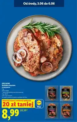 Lidl Karkówka wieprzowa w marynacie klasycznej Grill&Fun oferta