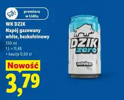 Lidl Napój gazowany WK DZIK white bezkofeinowy oferta