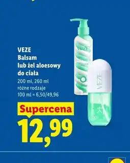 Lidl Balsam do ciała Veze oferta