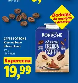 Lidl Krem na bazie mleka z kawą CAFFÈ BORBONE oferta