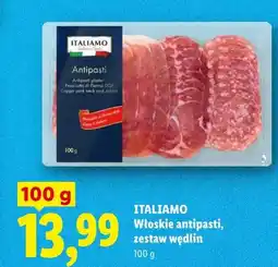 Lidl Włoskie antipasti zestaw wędlin ITALIAMO oferta
