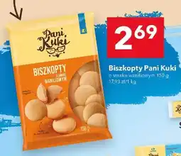 Lewiatan Biszkopty o smaku waniliowym Pani Kuki oferta