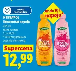 Lidl Koncentrat napoju HERBAPOL Tropikalna pomarańcza oferta