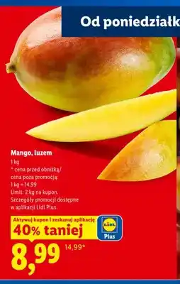 Lidl Mango luzem oferta