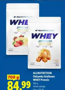 Lidl Odżywka białkowa WHEY Protein Allnutrition oferta