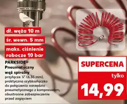 Kaufland Parkside Pneumatyczny wąż spiralny oferta