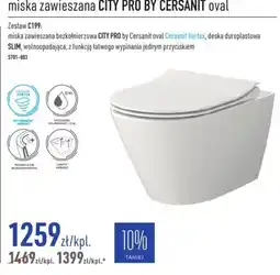 Cersanit Cersanit miska zawieszana city pro oval oferta