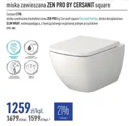 Cersanit Cersanit miska zawieszana zen pro square oferta