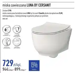 Cersanit Cersanit miska zawieszana luna oferta