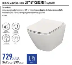 Cersanit Cersanit miska zawieszana city square oferta