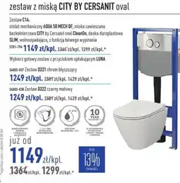 Cersanit Cersanit zestaw z miską city oval oferta