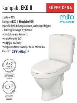 Cersanit Mito by Cersanit kompakt eko ii SimpleOn 010 oferta
