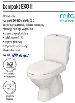Cersanit Mito by Cersanit kompakt eko ii SimpleOn 020 oferta