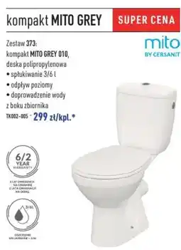 Cersanit Mito by Cersanit kompakt mito grey 010 oferta