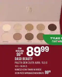 Drogerie Natura Daso Beauty Paleta cieni Złota Aura oferta