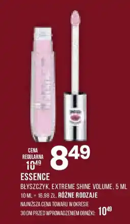 Drogerie Natura Essence Błyszczyk Extreme Shine Volume oferta