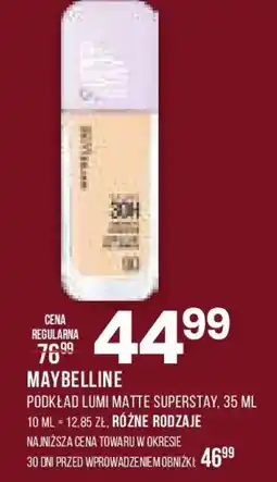 Drogerie Natura Maybelline Podkład Lumi Matte Superstay oferta