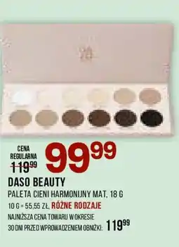 Drogerie Natura Daso Beauty Paleta cieni Harmonijny Mat oferta