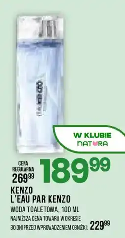 Drogerie Natura Kenzo leau par kenzo Woda toaletowa oferta
